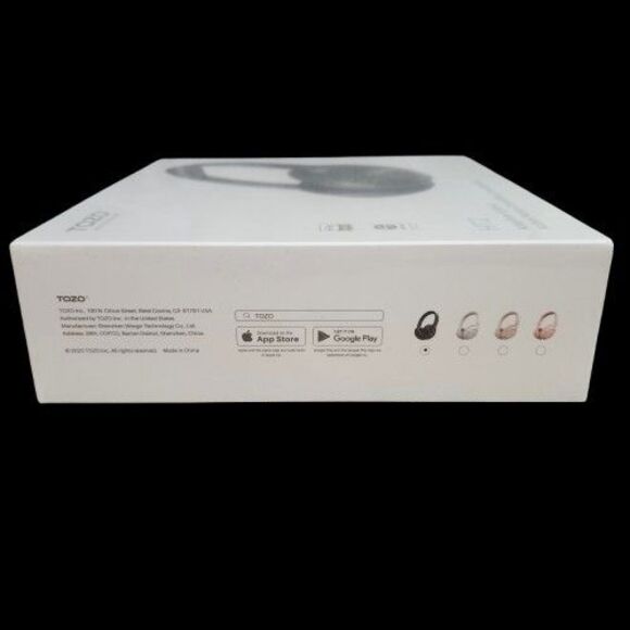 TOZO HT2 Over-ear Active Noise Cancelling Headphones Wireless Bluetooth NIB - Picture 4 of 5